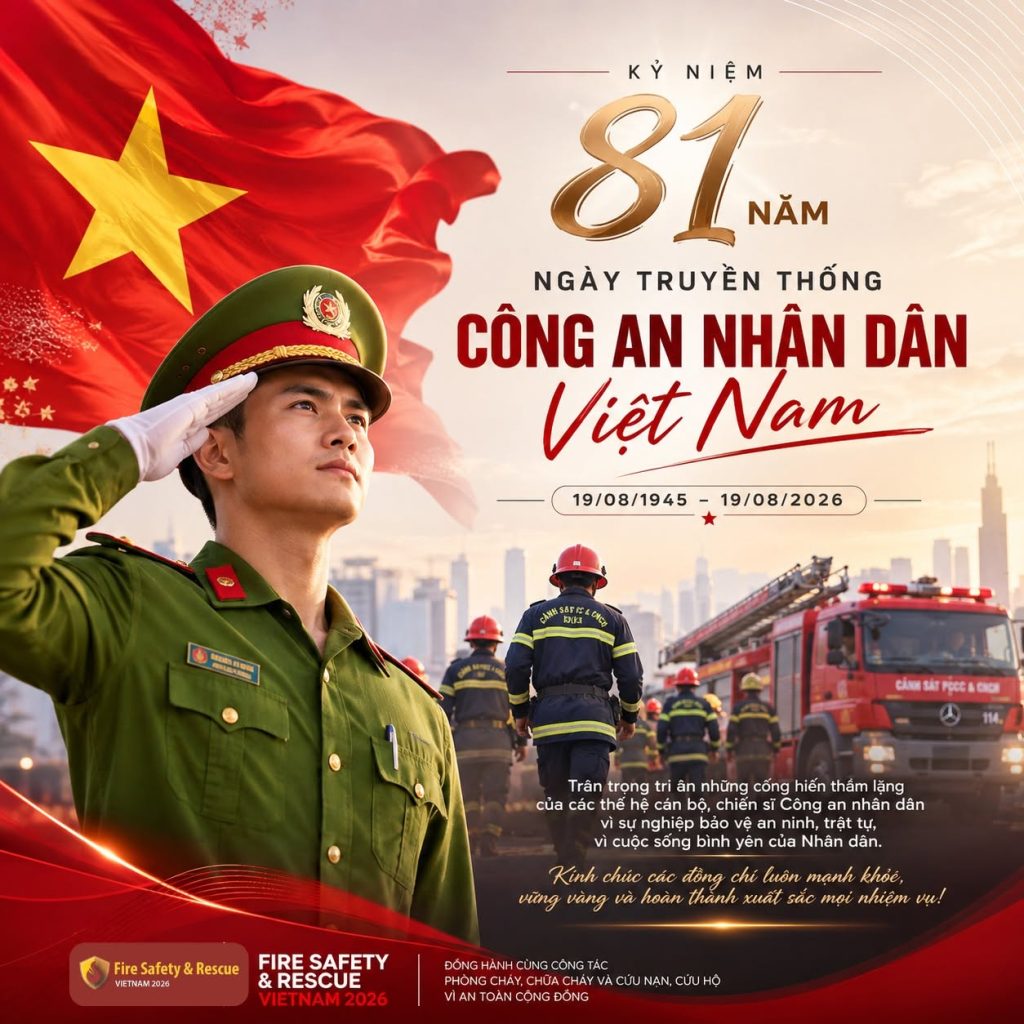 Chào Mừng 81 Năm Ngày Truyền Thống Công An Nhân Dân Việt Nam